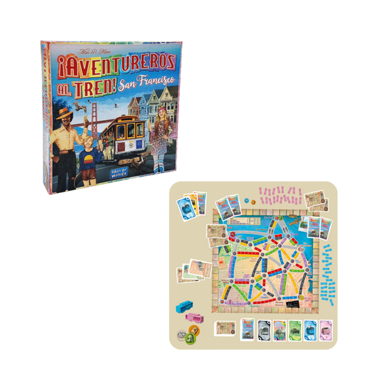Juego de mesa express Aventureros al Tren: San Francisco