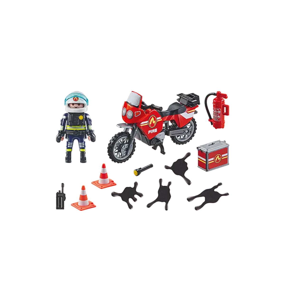 Playmobil Moto de Bomberos
