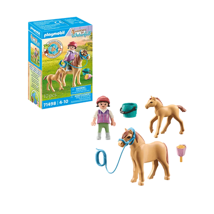 Playmobil Niña con Pony y Potro