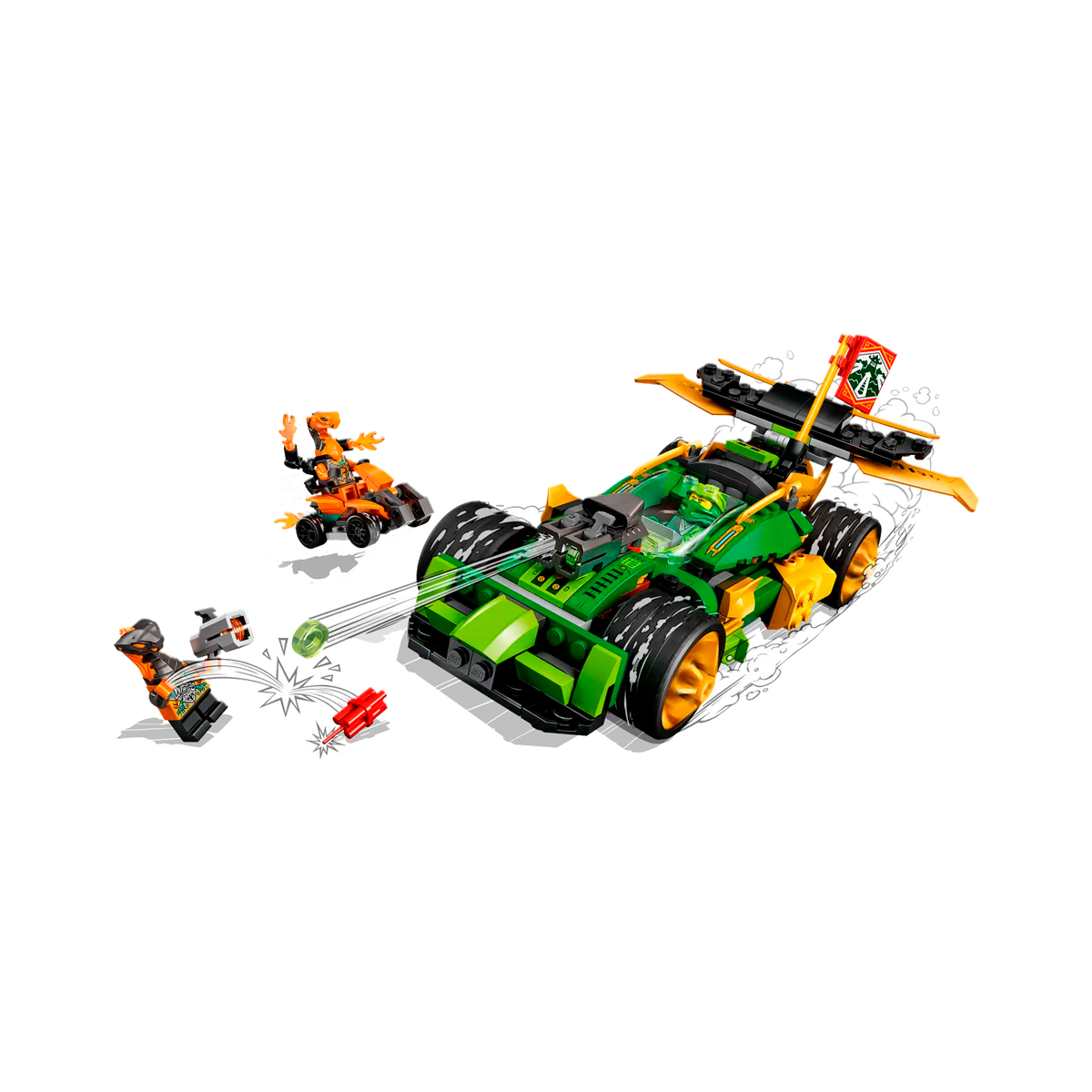 Lego Ninjago Auto Deportivo EVO de Lloyd