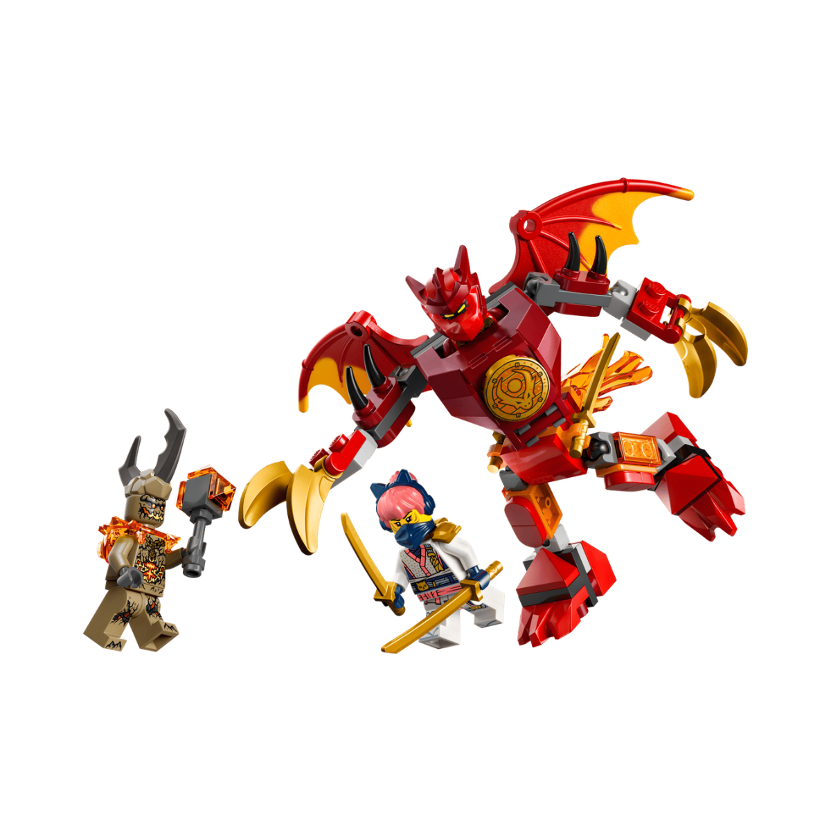 LEGO® NINJAGO® Pack de Batalla: Meca Dragón de Kai
