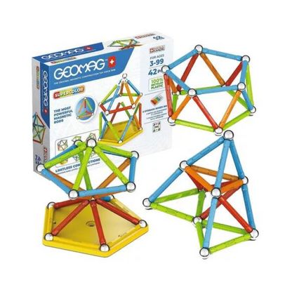 Juego De Mesa Geomag Supercolor 42 Piezas