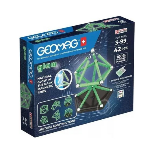 Juego De Mesa Geomag Glow 42 Piezas