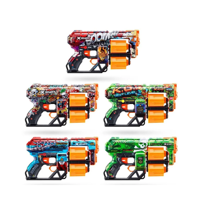 Lanzador X-Shot Skin Dread con 12 Dardos