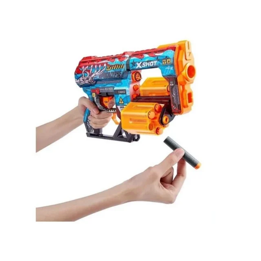Lanzador X-Shot Skin Dread con 12 Dardos