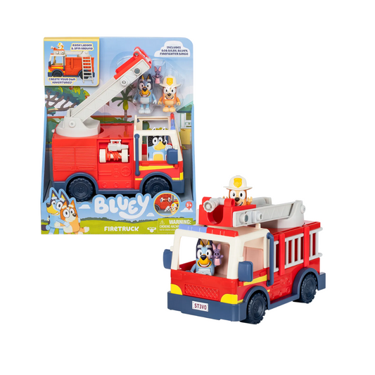 Camión De Bomberos Con Figura Bluey Vulcanita