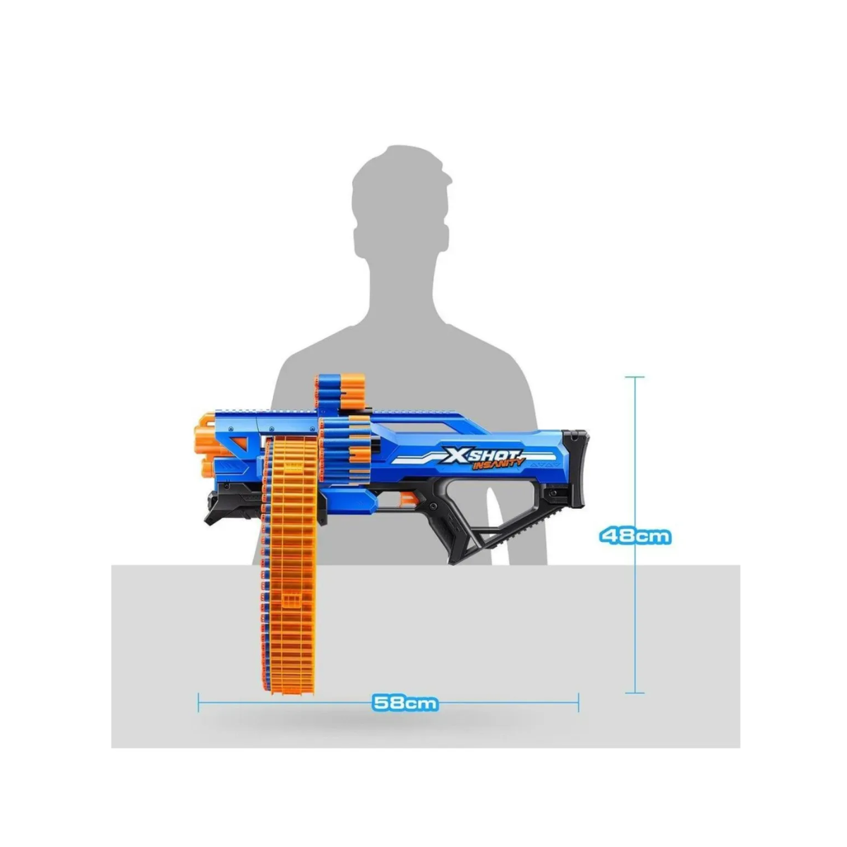 Pistola Lanzadora Insanity Mad Mega Bar