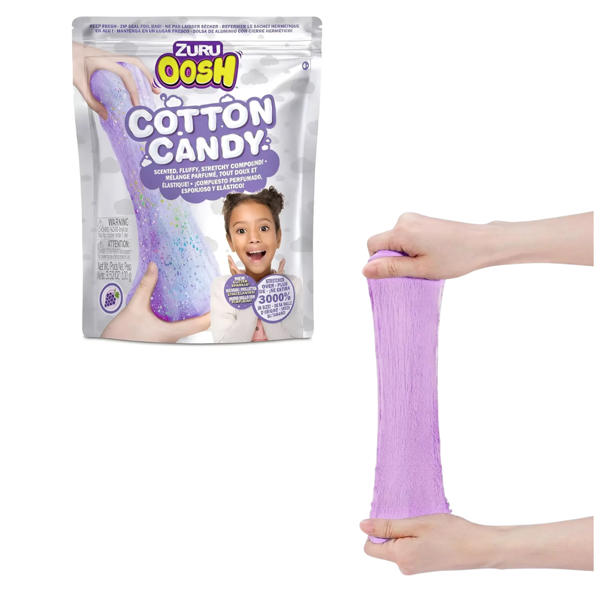 Masa para Modelar Oosh Cotton Candy Perfumada