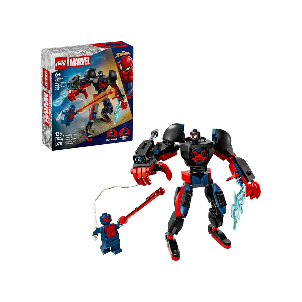 LEGO® Marvel Miles Morales Mech vs. Spider-Man 2099