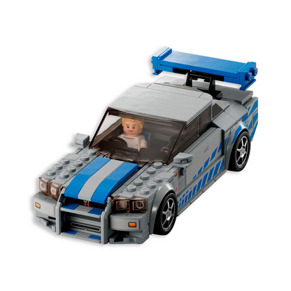 Lego Speed Champions Nissan Skyline GT-R (R34) de 2 Fast 2 Furious