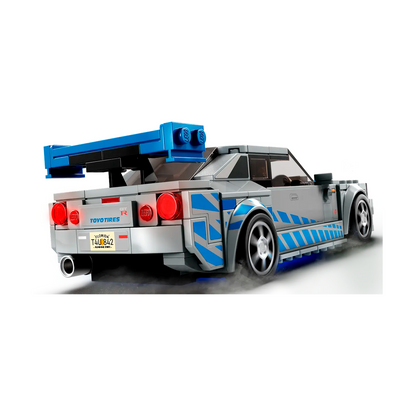 Lego Speed Champions Nissan Skyline GT-R (R34) de 2 Fast 2 Furious