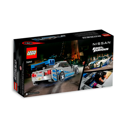 Lego Speed Champions Nissan Skyline GT-R (R34) de 2 Fast 2 Furious