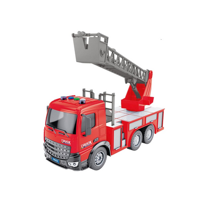 Camión Escalera Despegable de Bomberos Luz Y Sonido Isakito