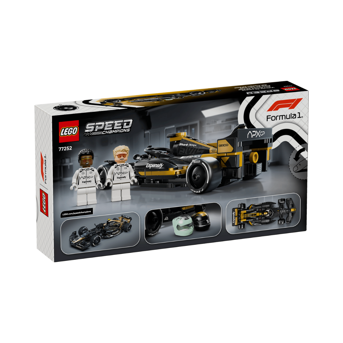 LEGO® Speed Champions Coche de Carreras del Equipo APXGP de F1®: La Película