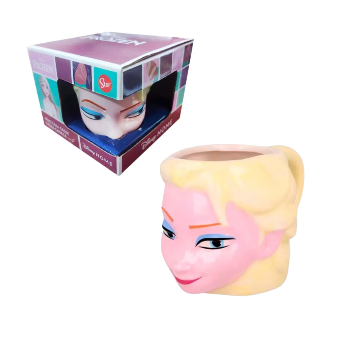 Taza Cerámica 3D Disney Frozen Elsa 325 ml
