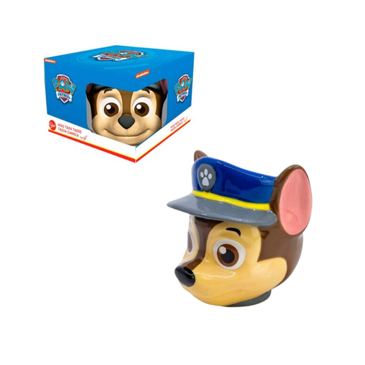 Taza Cerámica 3D Paw Patrol Marshall 480 ml