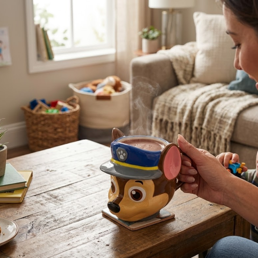 Taza Cerámica 3D Paw Patrol Marshall 480 ml
