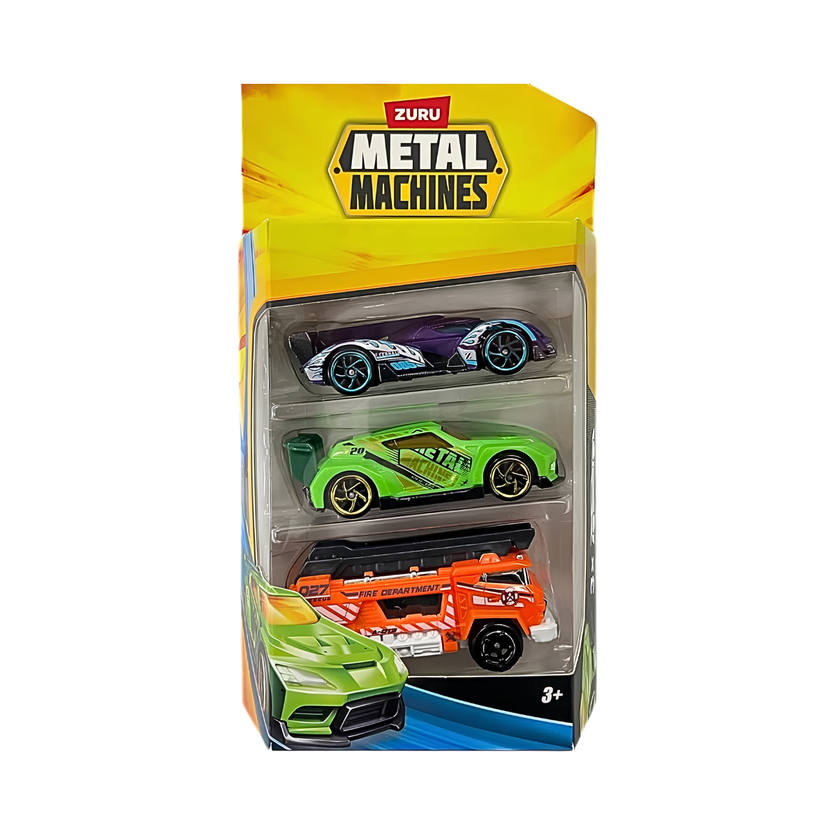 Pack x3 Autos Coleccionables Metal Machines