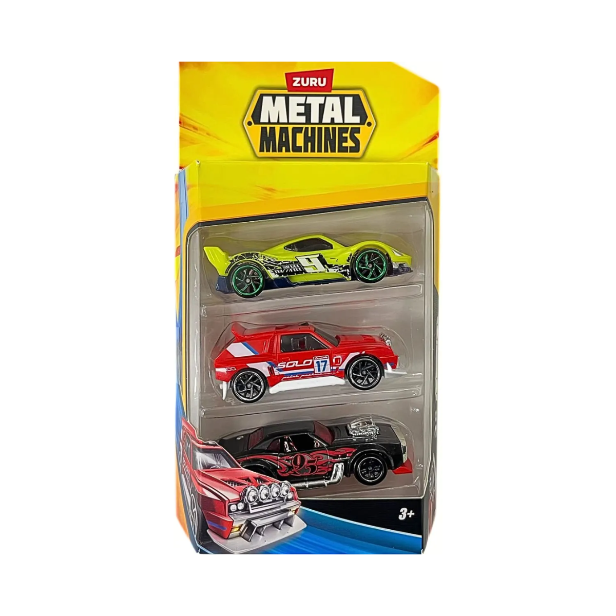 Pack x3 Autos Coleccionables Metal Machines