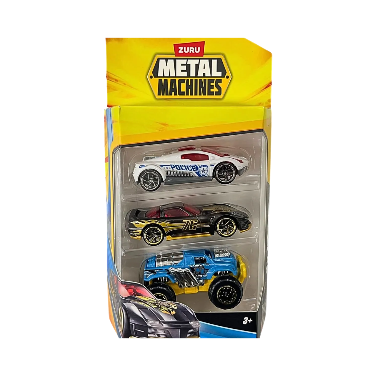 Pack x3 Autos Coleccionables Metal Machines