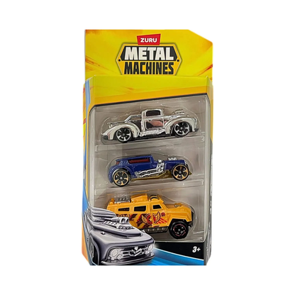 Pack x3 Autos Coleccionables Metal Machines