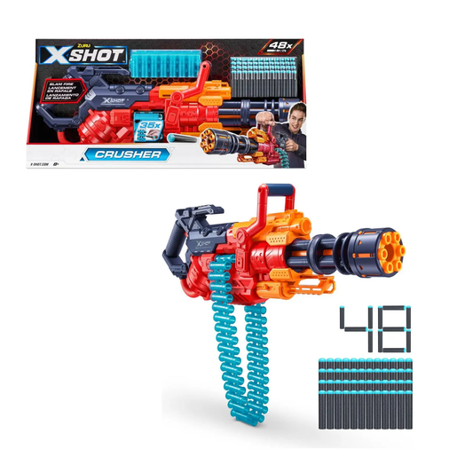 Lanzador X-Shot Excel Crusher Zuru - 48 Dardos
