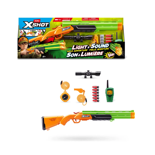 Lanzador X-Shot Wild Adventure Zuru con Luces y Sonidos