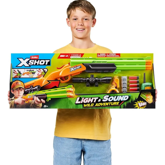 Lanzador X-Shot Wild Adventure Zuru con Luces y Sonidos
