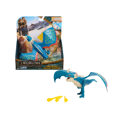 Figura Fire Blast Dragons Como Entrenar A Tu Dragon Caffaro