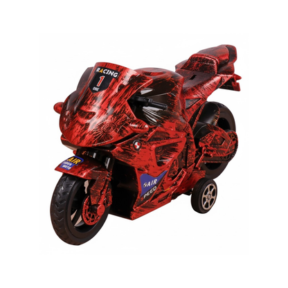 Moto a Fricción Roja