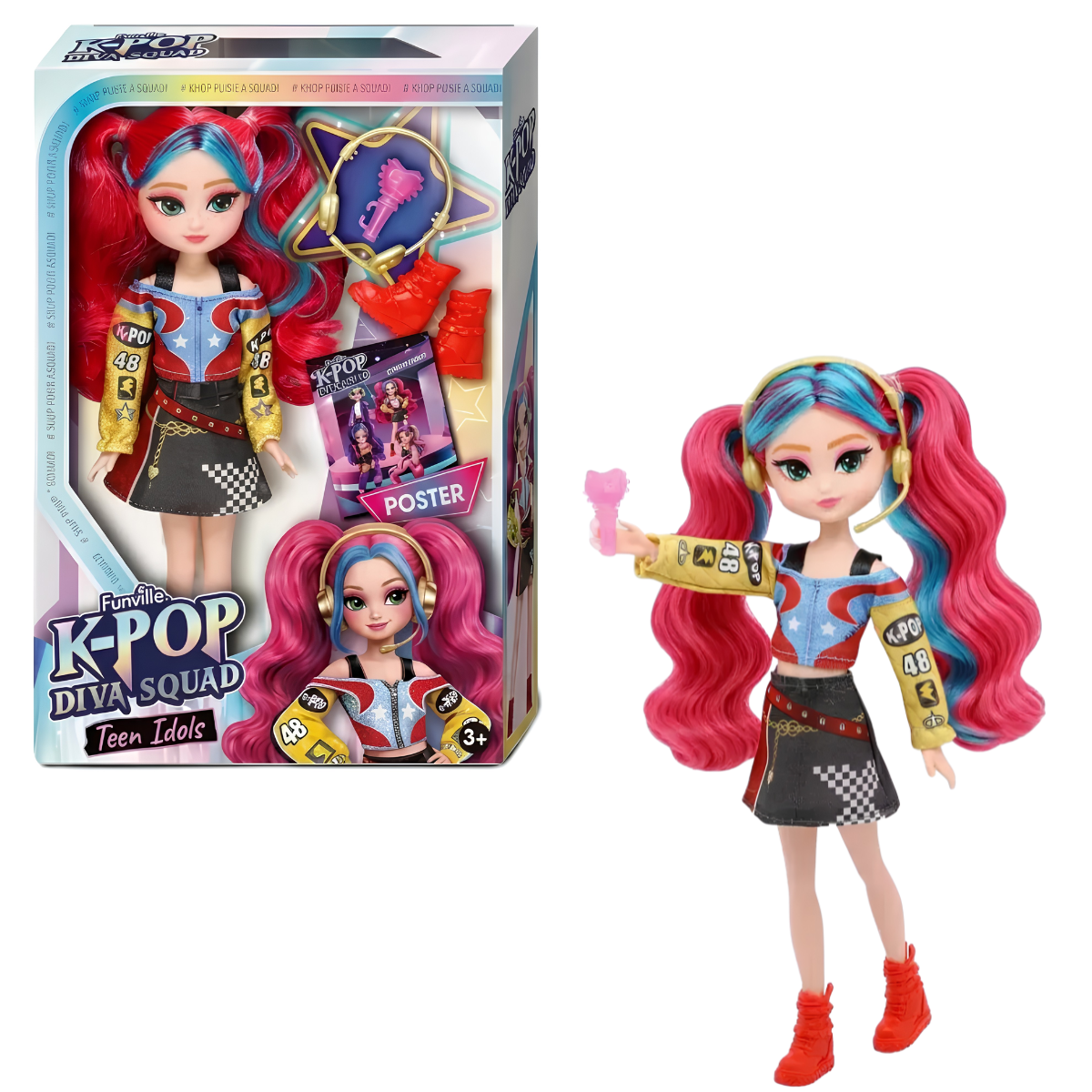 Muñeca K-Pop Teen Idols Diva Squad 24 cm