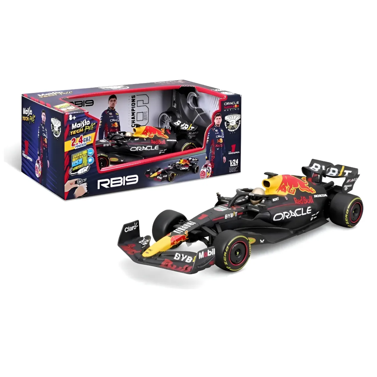 Maisto 1:24 Red Bull Racing RB19 a Radio Control – Verstappen