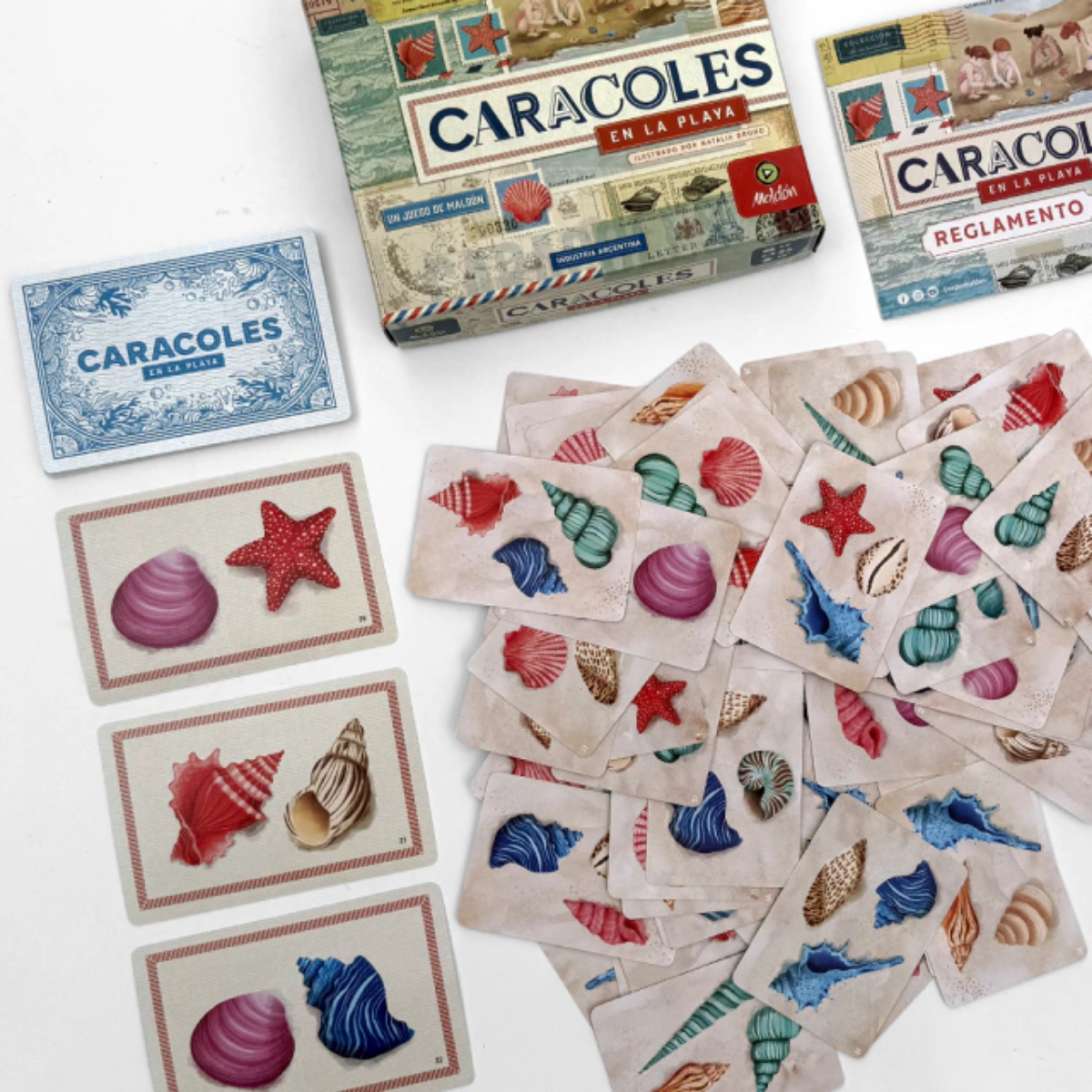 Juego de Mesa Caracoles en la Playa