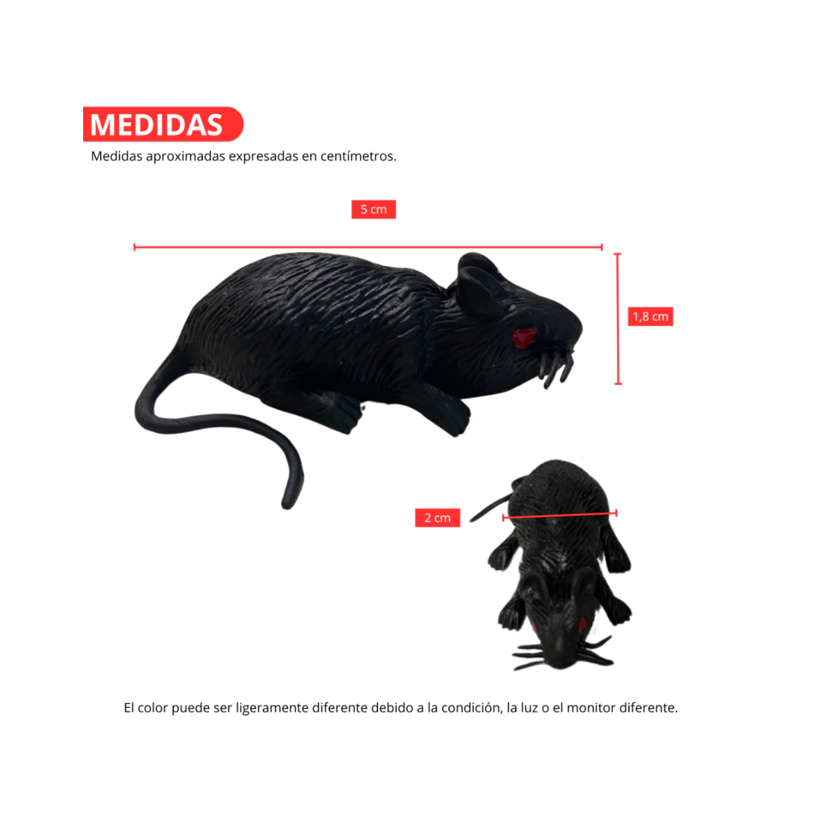 Ratones de Plástico Decorativos