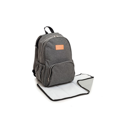 Mochila Maternal con Cambiador - Gris