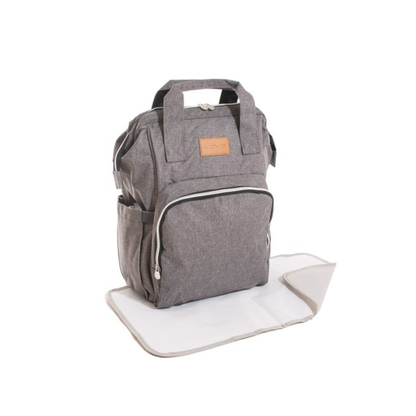 Mochila bolso Maternal con Cambiador - Gris
