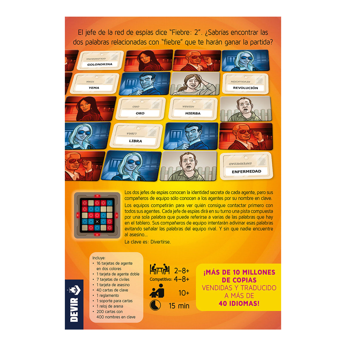 Juego De Mesa Código Secreto Devir