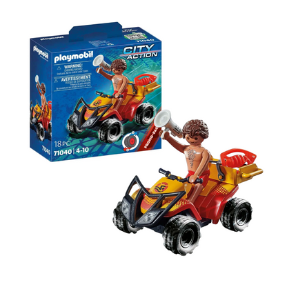 Playmobil 71040 City Action Cuatriciclo De Rescate Pullback