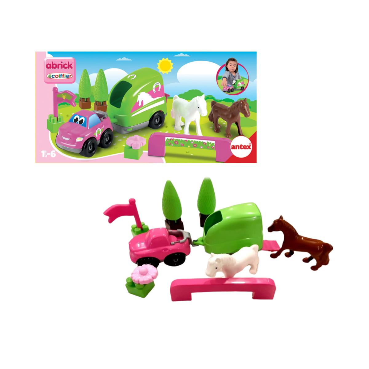 Set Abrick Transporte de Caballos