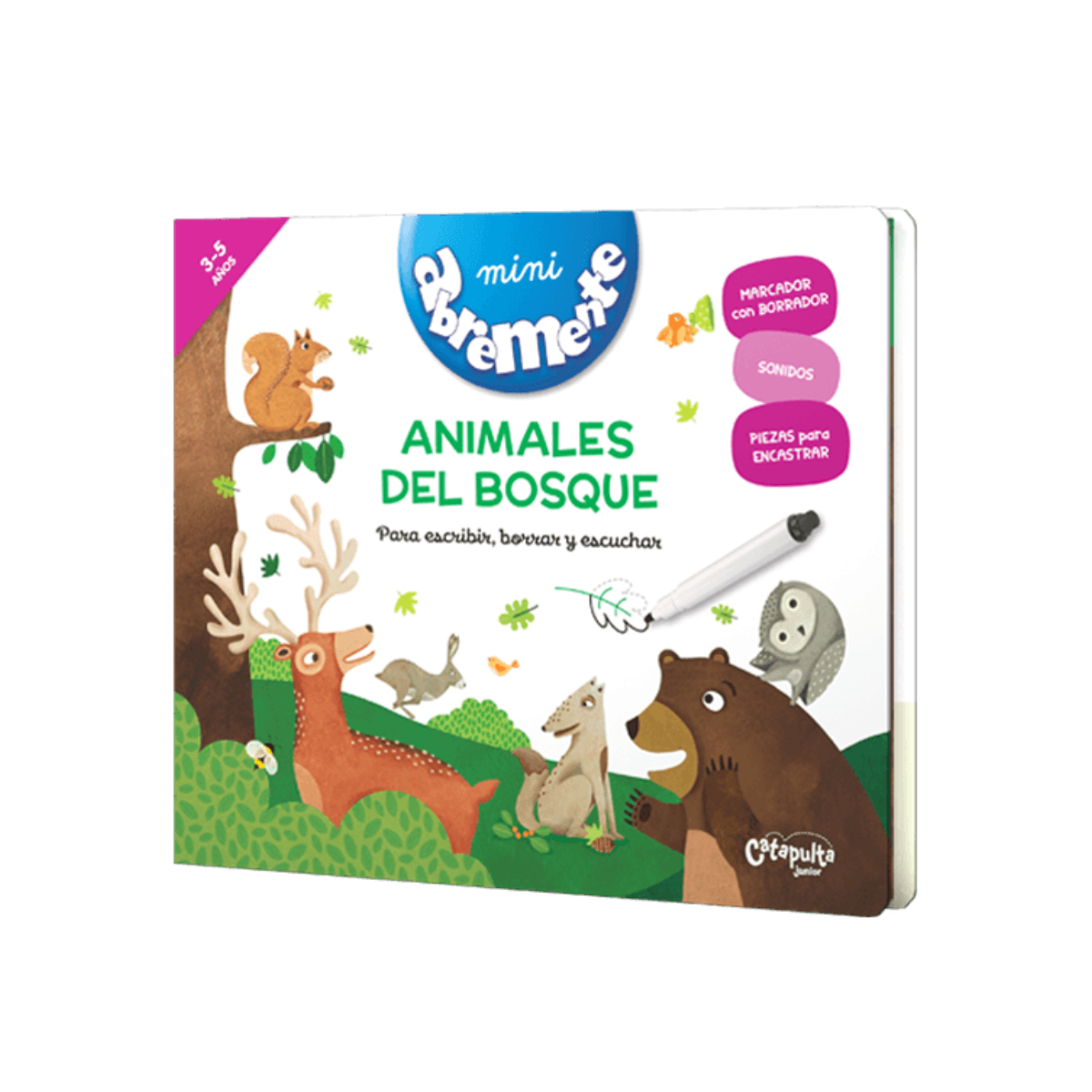 Libro Abremente Mini Sonoros: Animales del Bosque