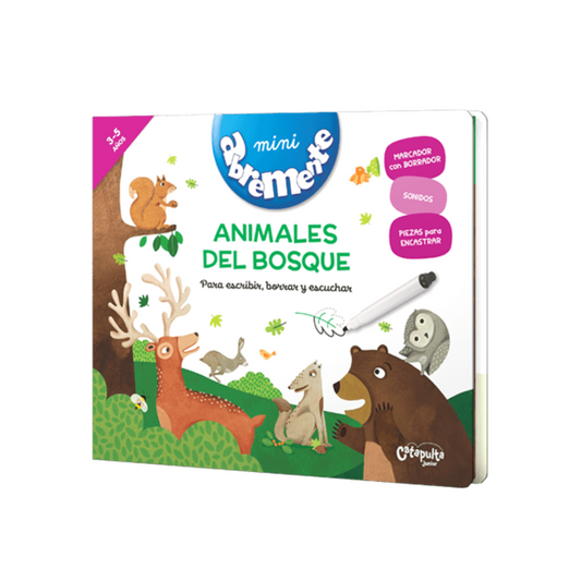 Libro Abremente Mini Sonoros: Animales del Bosque