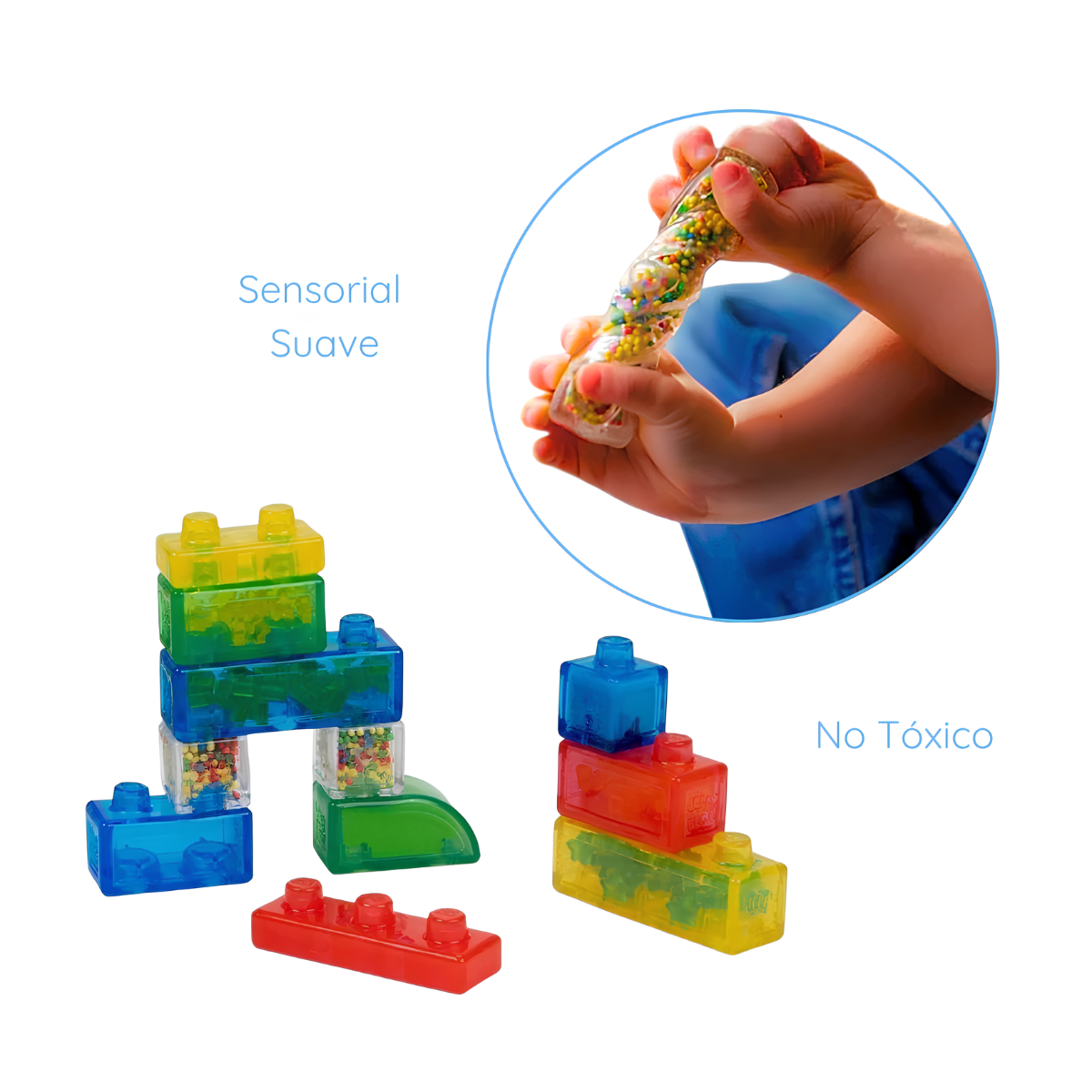 Jelly Blox Bloques Sensorial Newbie Kit