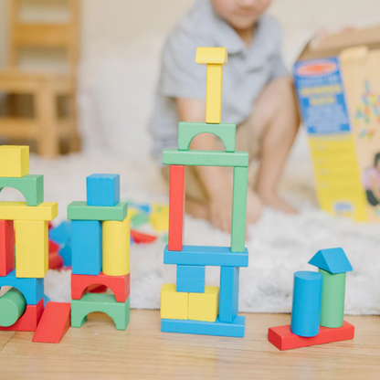 Set de Bloques de Madera de Construcción 100 unidades de Melissa & Doug