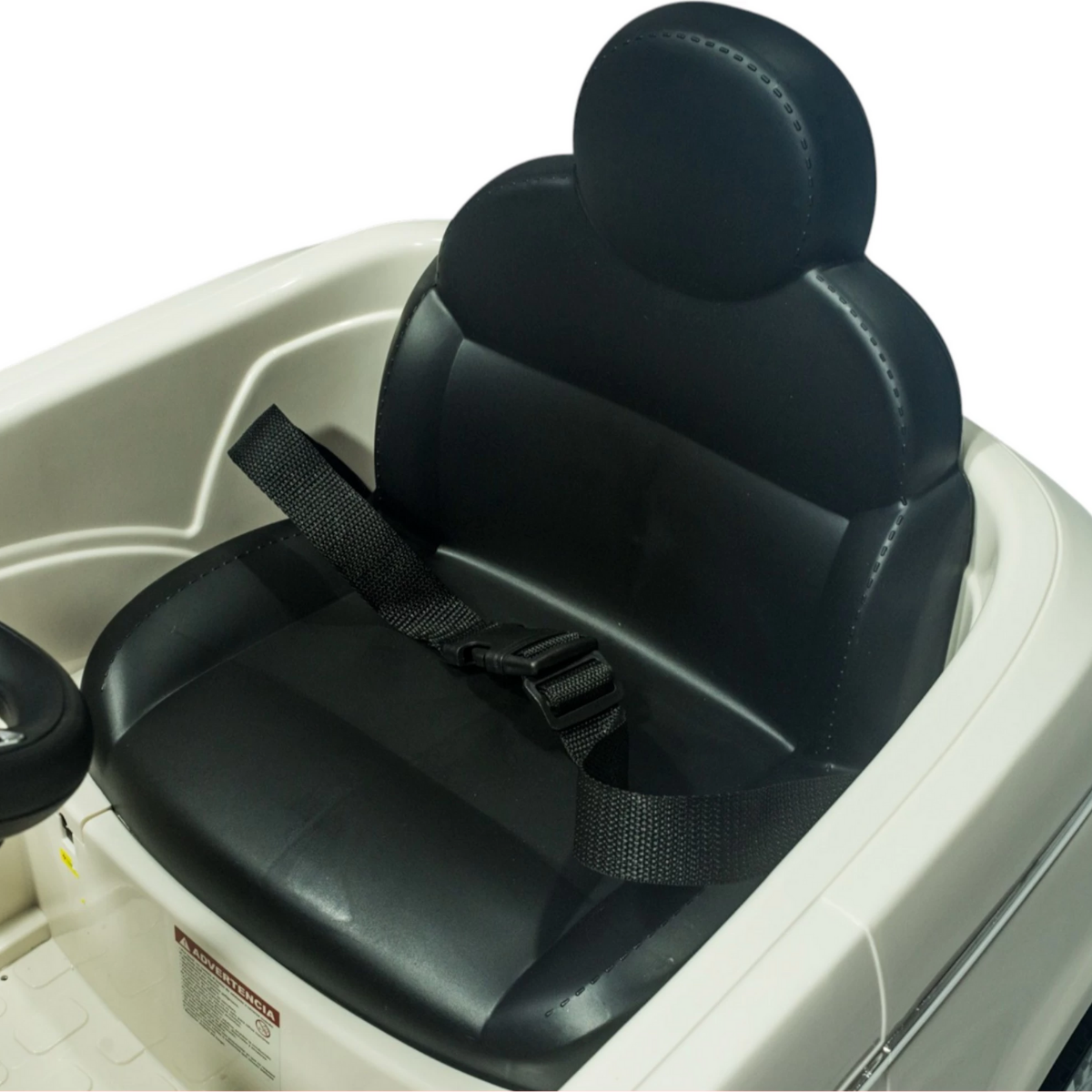 Auto a Batería Fiat 500 12V – Blanco