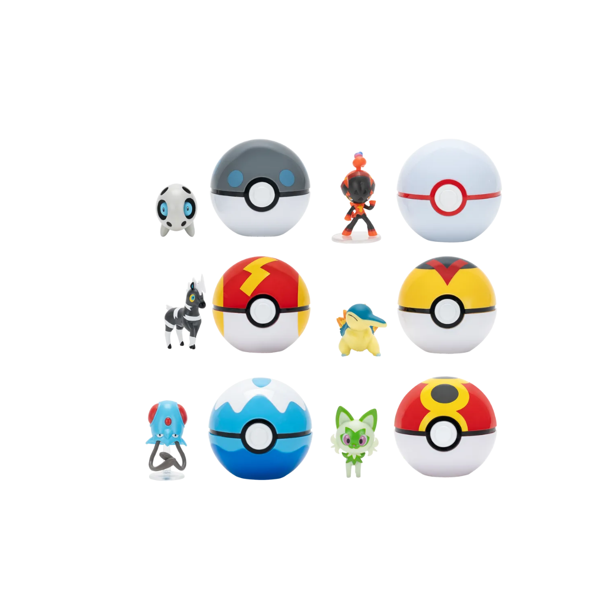 Pokémon Pokebola con Figura de 5 cm
