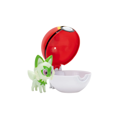 Pokémon Pokebola con Figura de 5 cm