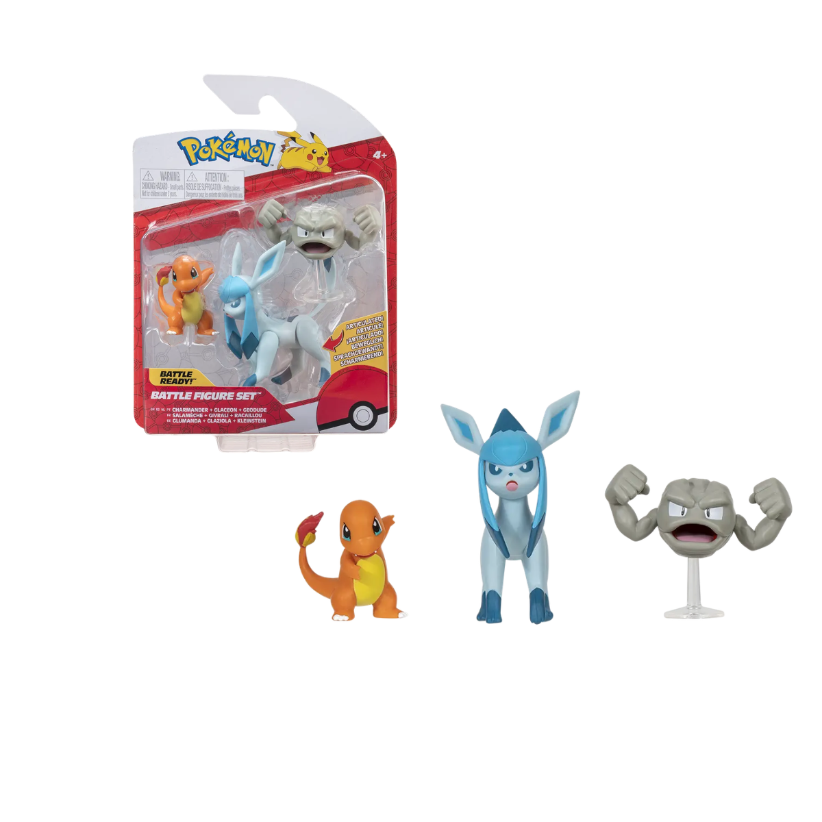 Set de Figuras de Batalla Pokémon Pack x3 en Blíster