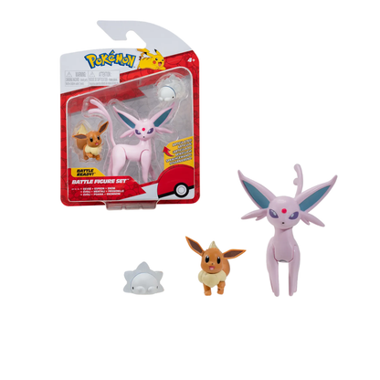 Set de Figuras de Batalla Pokémon Pack x3 en Blíster