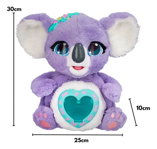 Peluche Koala Mama C/ Bebes Luz Sonido Interactivo Club Petz