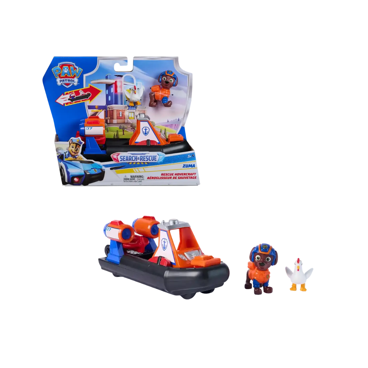 Vehículo de Acción Paw Patrol Zuma Pull Back